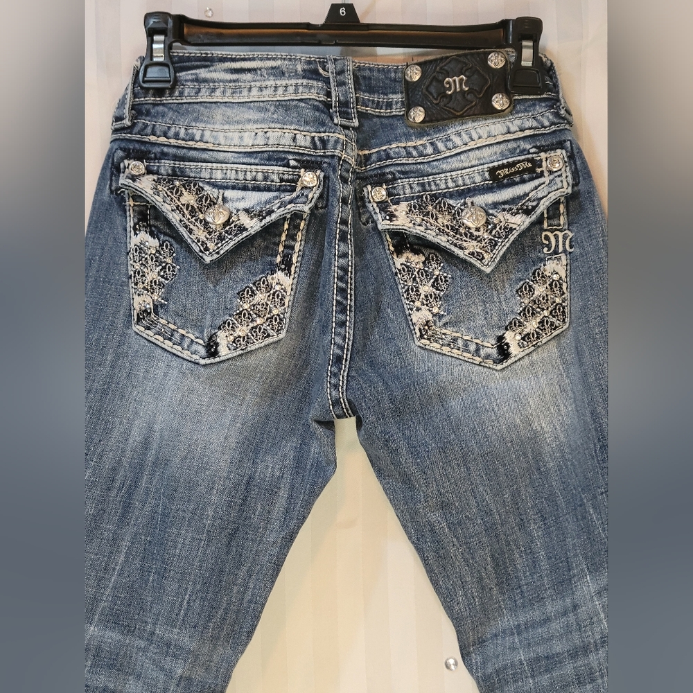 Miss Me cuffed capris denim size 27 JP5810P cuffed capri
